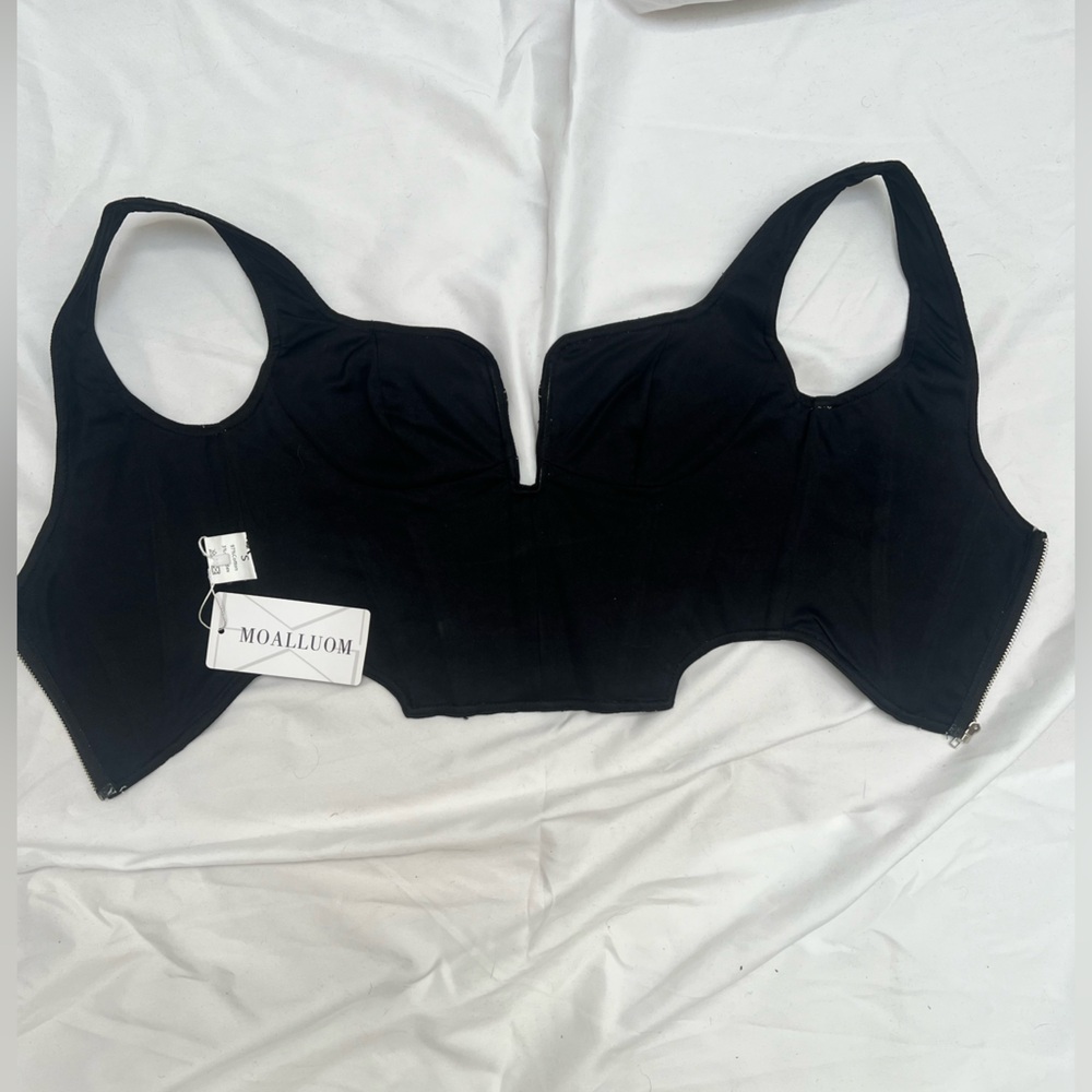 Denim Corset with Tags | Size S - Picture 3 of 4